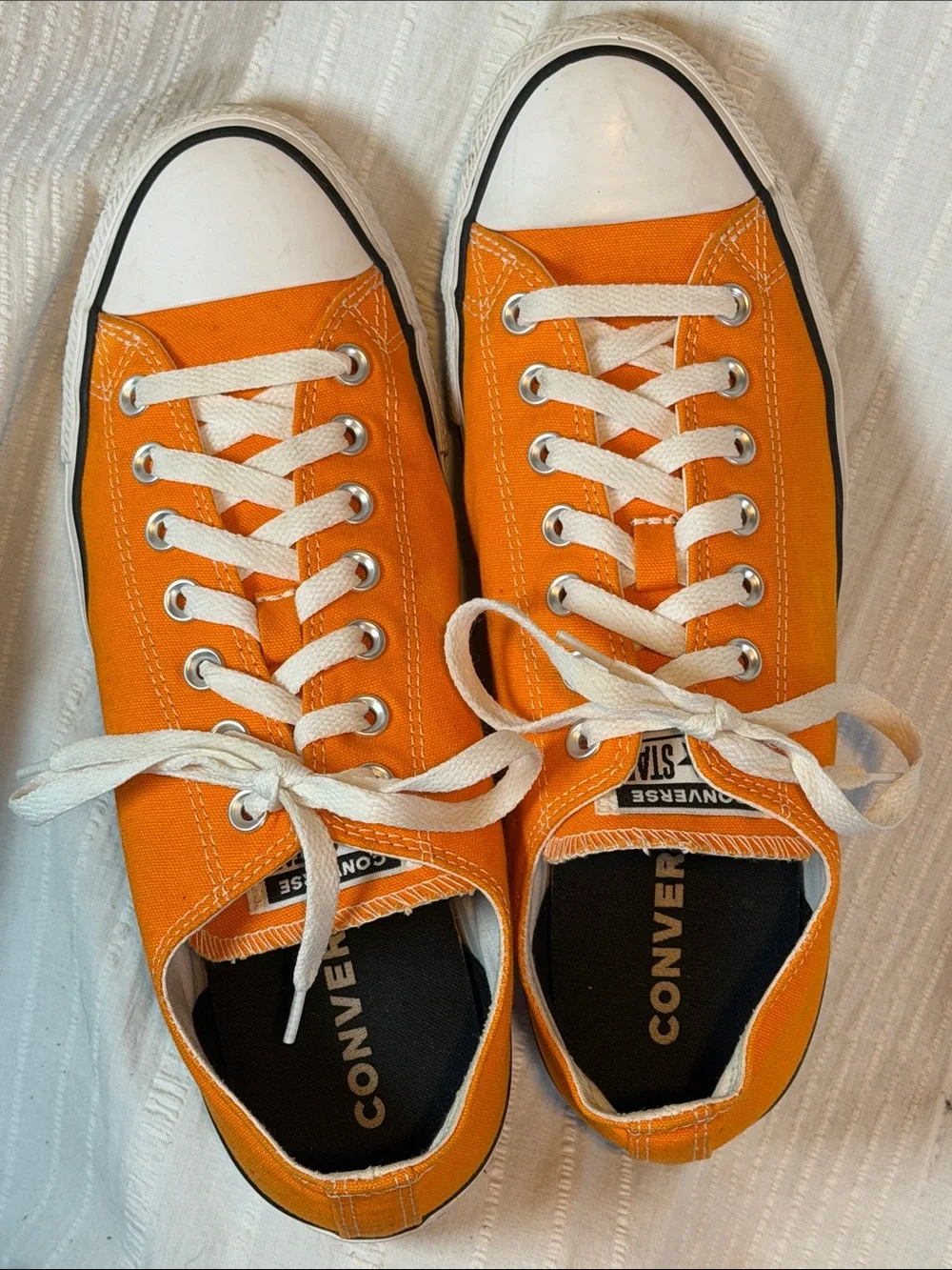Converse Chuck Taylor All Star OX Pumpkin Orange Low-Top Canvas Sneakers Unisex